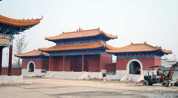 河北廊坊大悲寺寺門